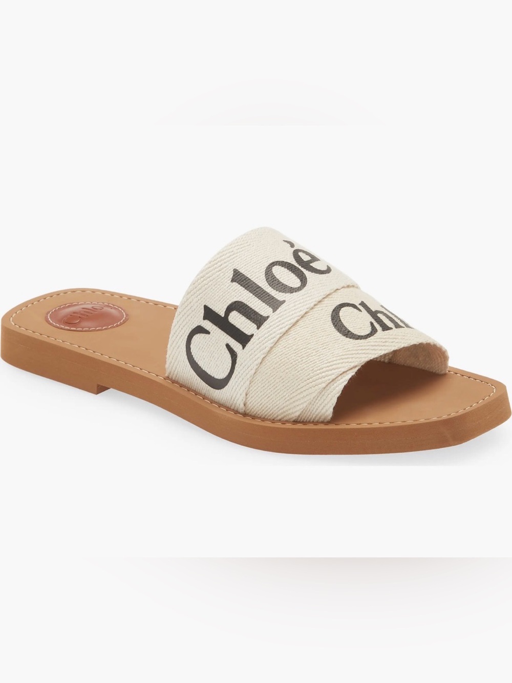 Chloé Women's Woody Logo Slide Sandals